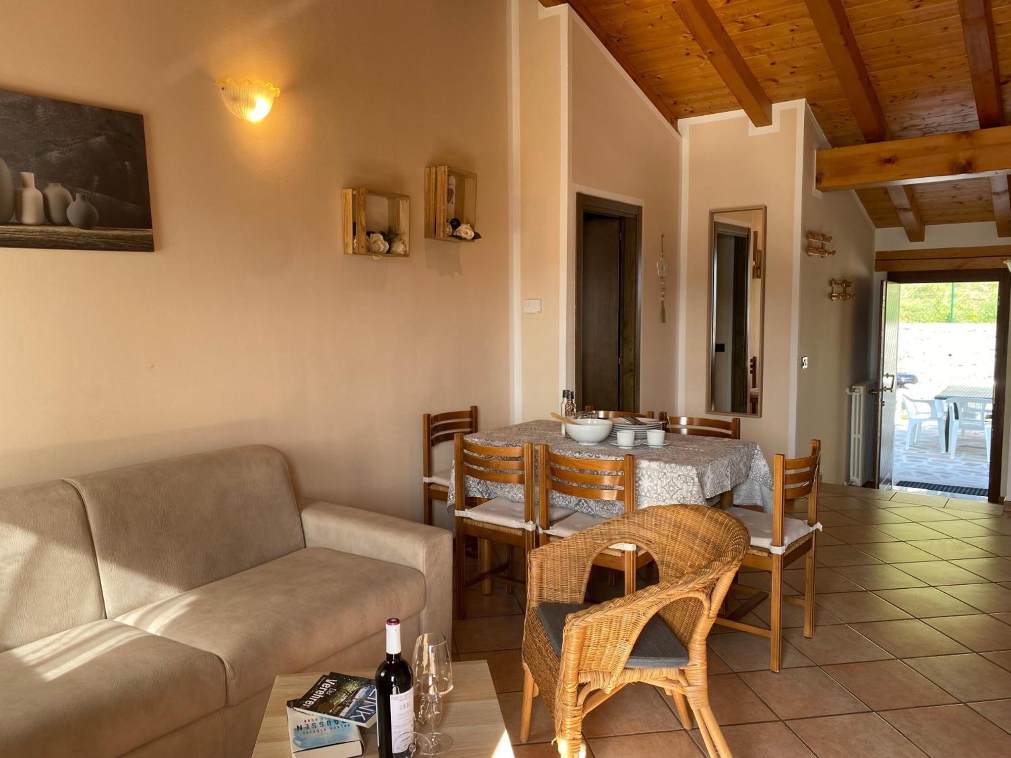 Casa Carla, bis 4 Personen, Garten, Balkon mit Blick auf den See und die Berge Crone Exterior foto